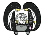 Moon Rabbit BB Bag by maryd39