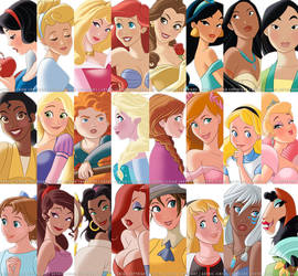 Disney Gurlz by GothicIchigo