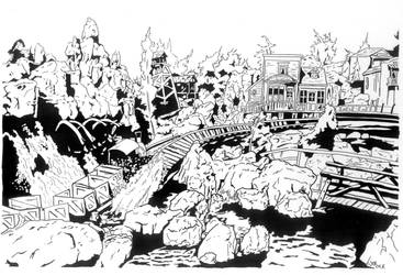 Big Thunder Mountain by monstercola