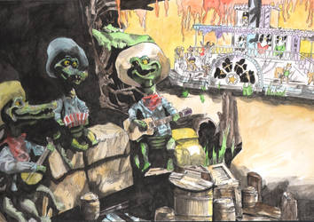 Splash Mountain by monstercola