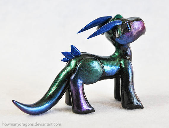 An Understated Peacock Dragon by HowManyDragons