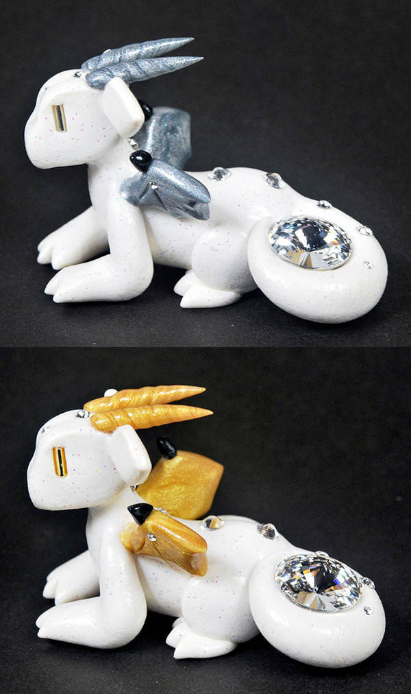 Diamond Birthstone Dragon - Rework by HowManyDragons