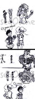 An inferiority complex? - Coco n' Nina Sketch by Sigerreip