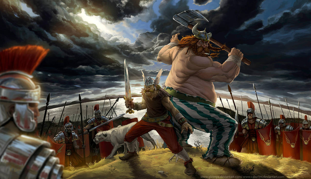 Asterix and Obelix by caiomm