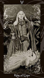 HP Tarot - King of Cups by Ellygator