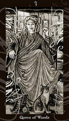 HP Tarot - Queen of Wands by Ellygator