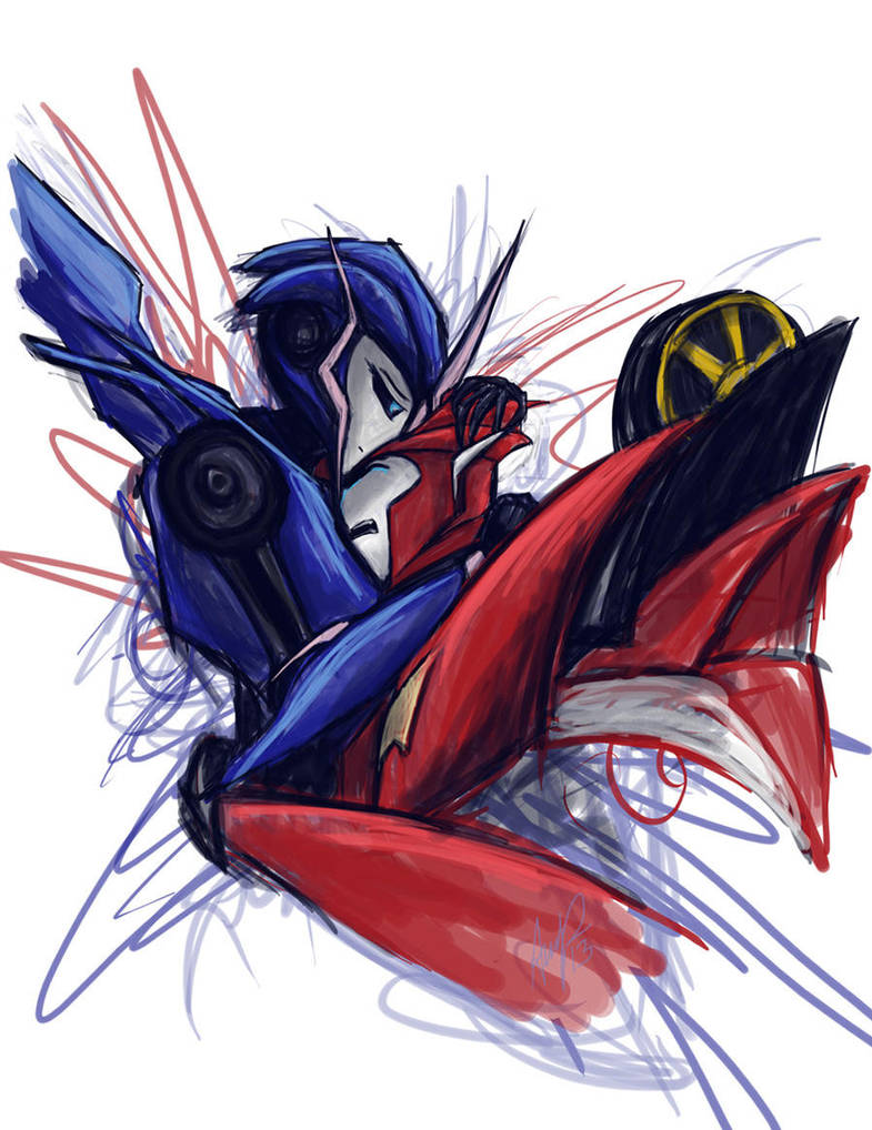 Arcee and Knock Out by aperraglio on DeviantArt