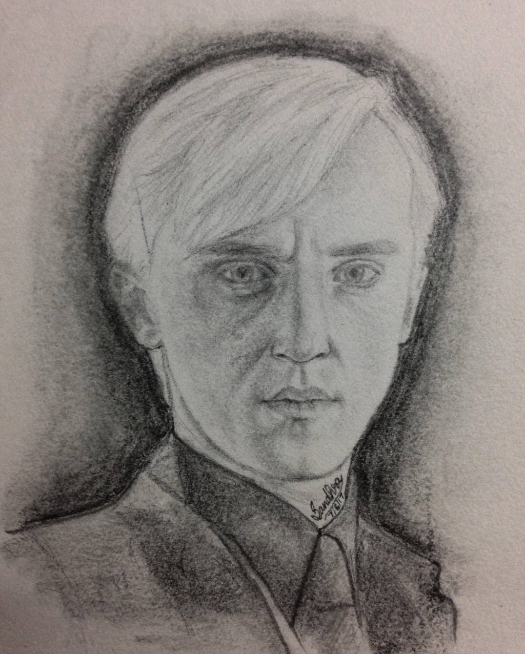 Draco Malfoy pencil drawing by BluBerry on DeviantArt