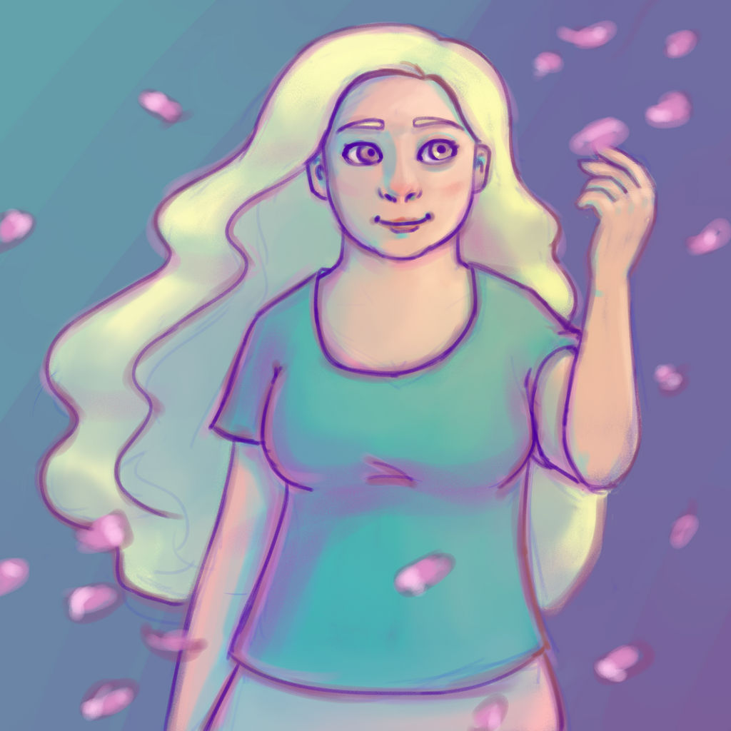Nameless Flower Girl by DTSaranya