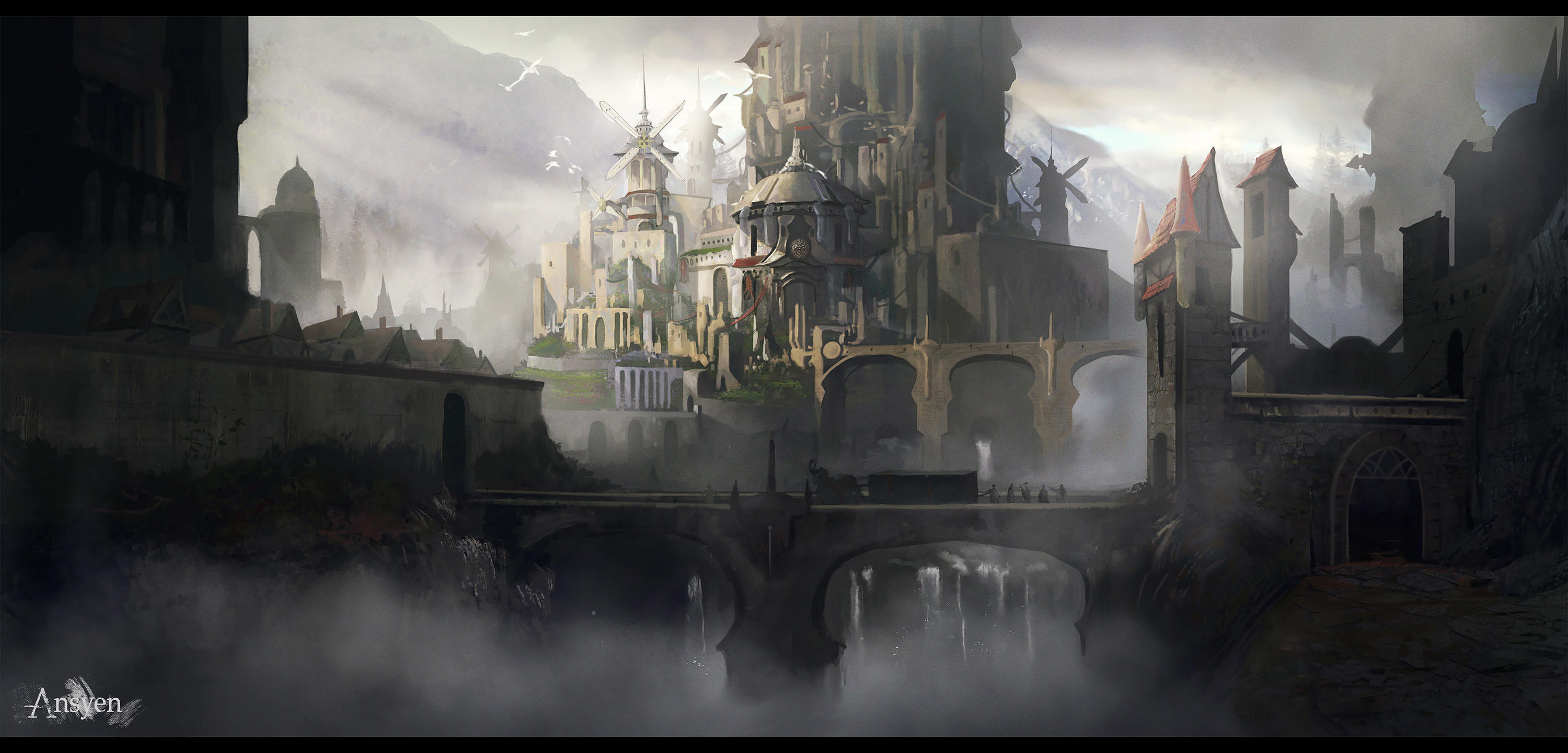 Ansyen - city by CarlosArthur