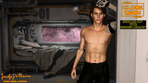 Commission: Shirtless Halna by BornAngelAuthor