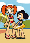 Lilian at the Beach by Alenonimo