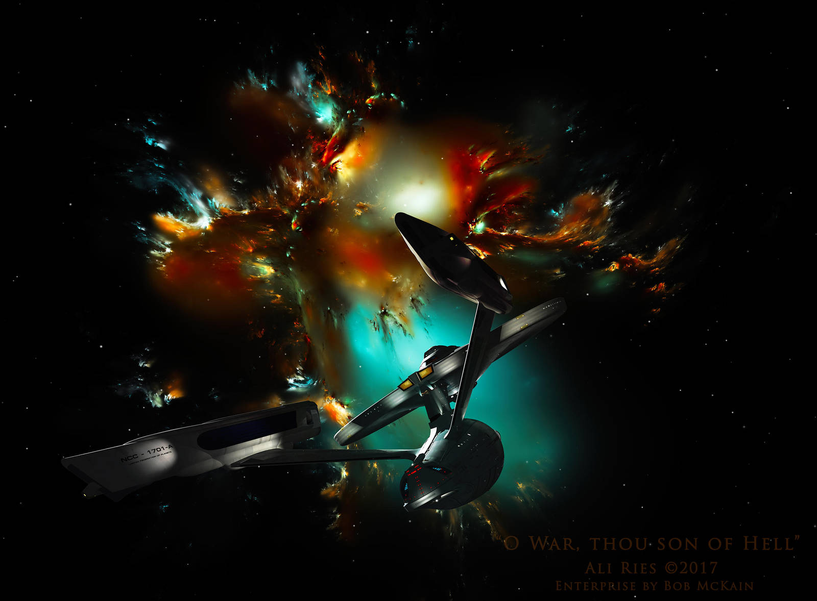 O War, thou son of Hell by Ali Ries 2017 by Casperium