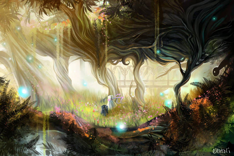 Forest of Light by Elentori