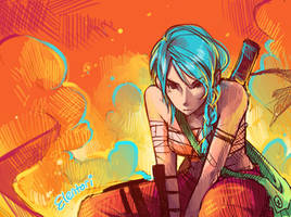 Scribble Nin by Elentori