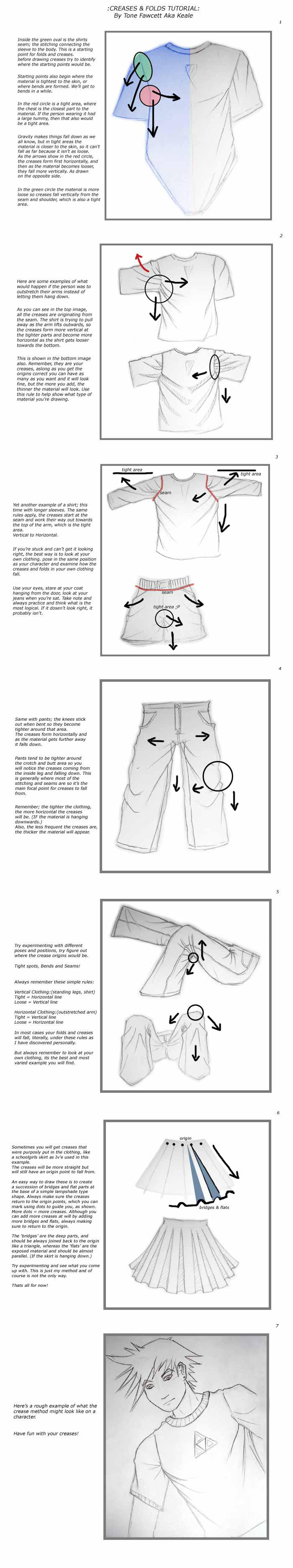 Tutorial : Creases and Folds by KealeS