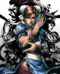 Street Fighter III OE Box Art1 by Artgerm