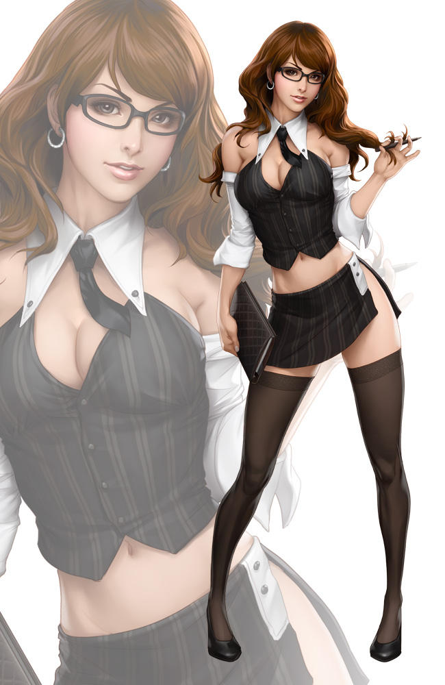 Office Lady I by Artgerm