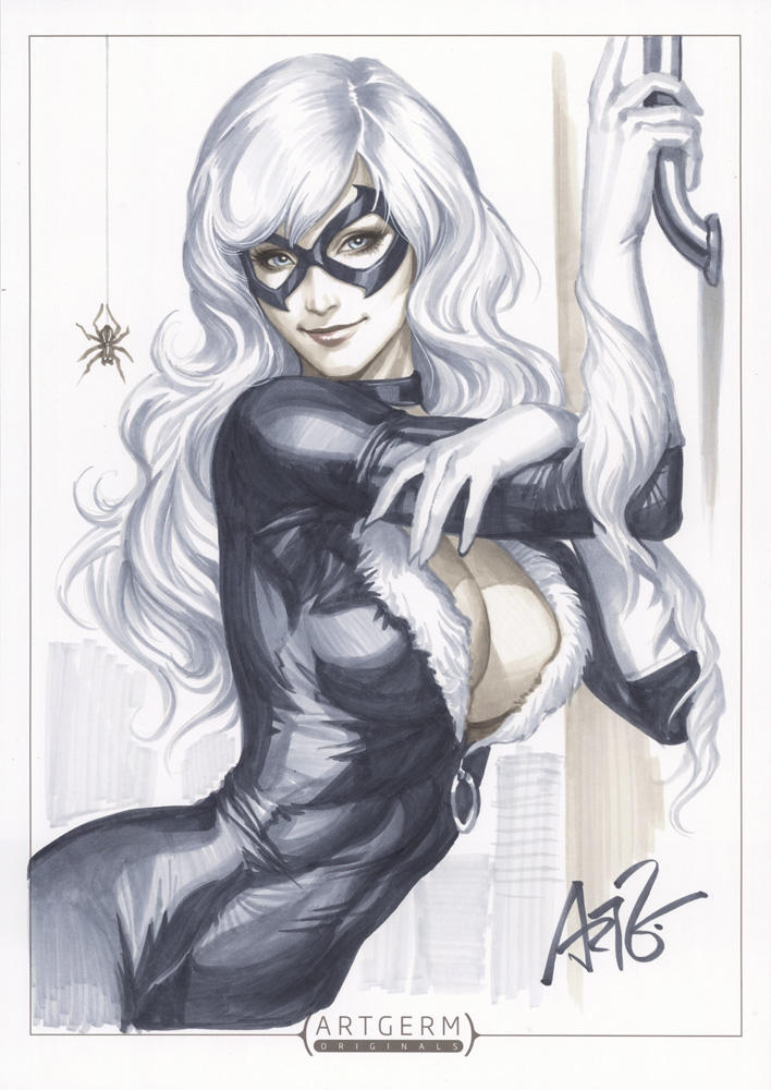 Black Cat Original 1 by Artgerm