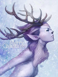 Deer Princess by Artgerm
