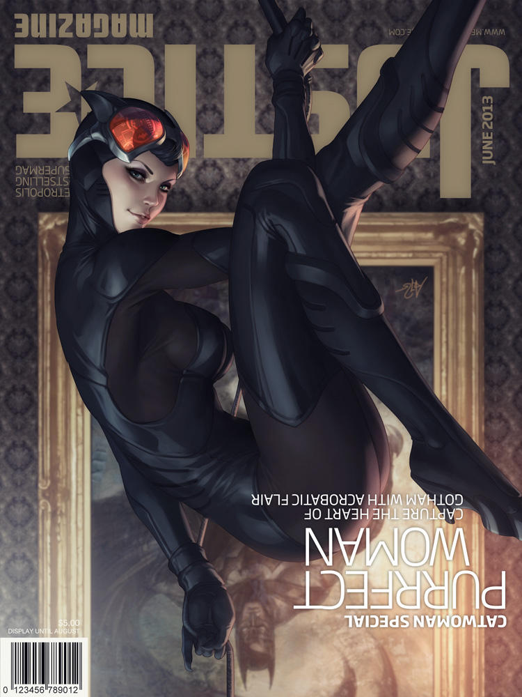 Justice Mag - Catwoman by Artgerm