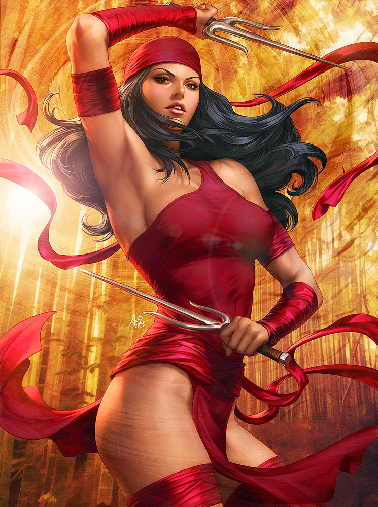 ImagineFX Bookazine - Elektra by Artgerm