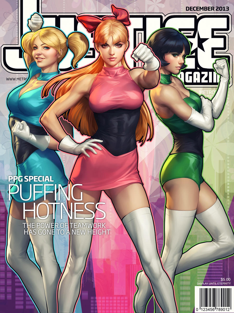 Power Puffing Ladies by Artgerm