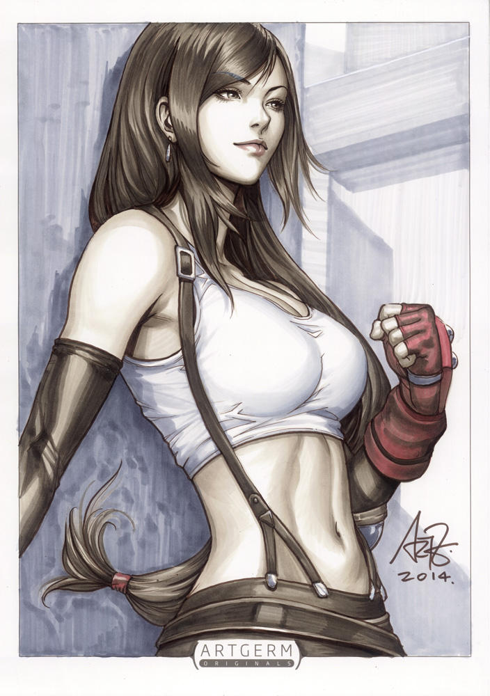 Tifa Lockhart Original Art by Artgerm
