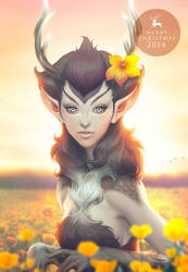 Deer princess 2014 by Artgerm