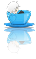 sleeping in a tea cup by deathdaydream