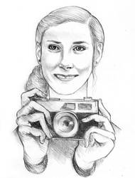 Molly taking pictures by FionaBasta