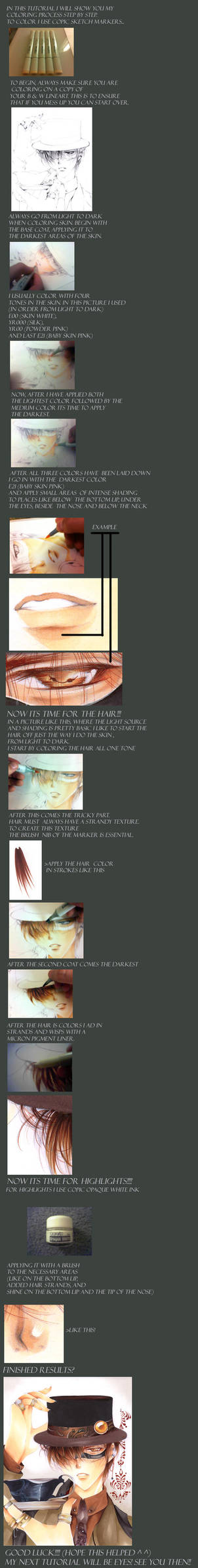 Giname's Copic Tutorial I by Giname