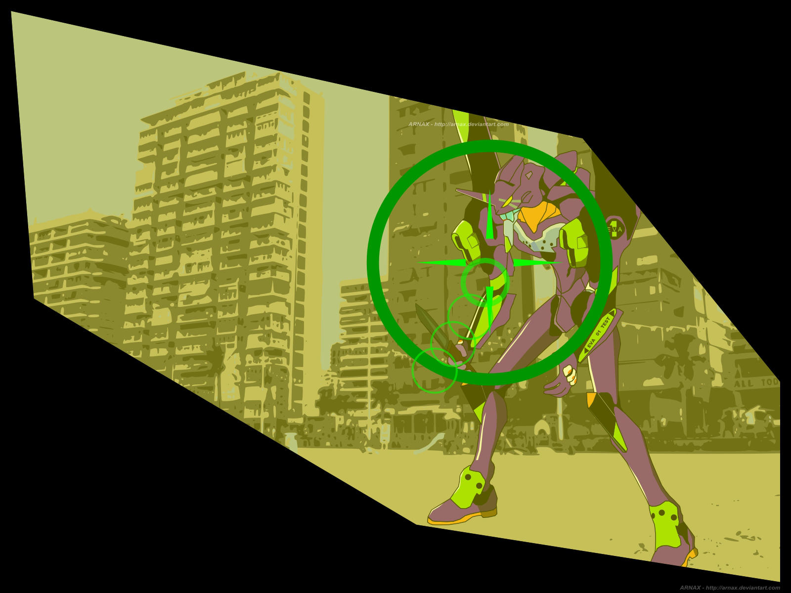 Lock on Eva 01 by Arnax