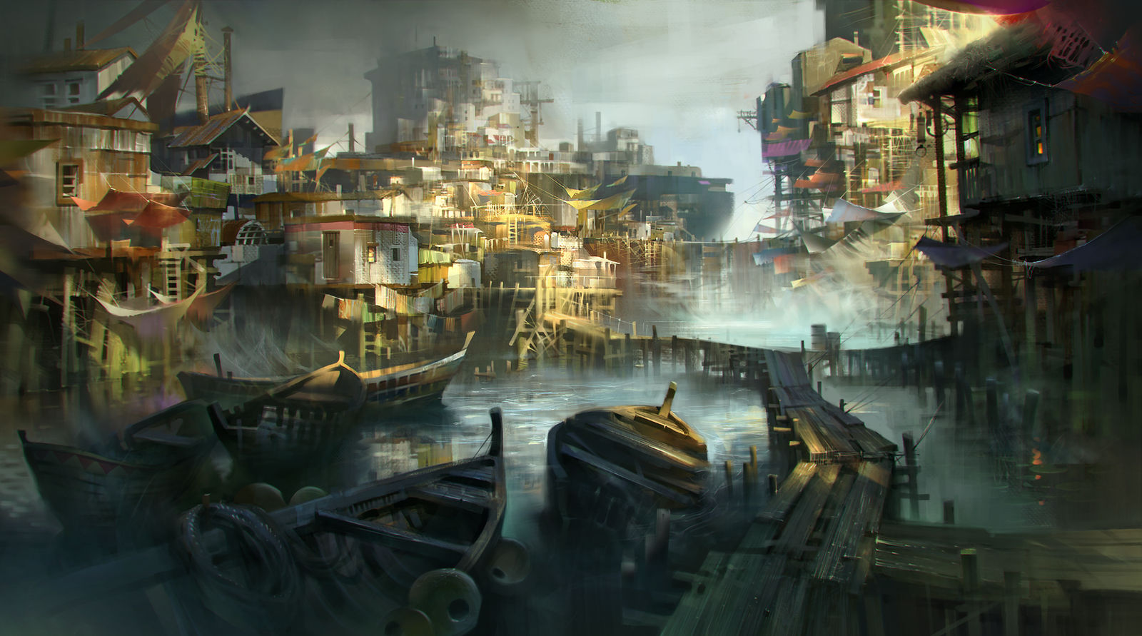 Water town by IvanLaliashvili