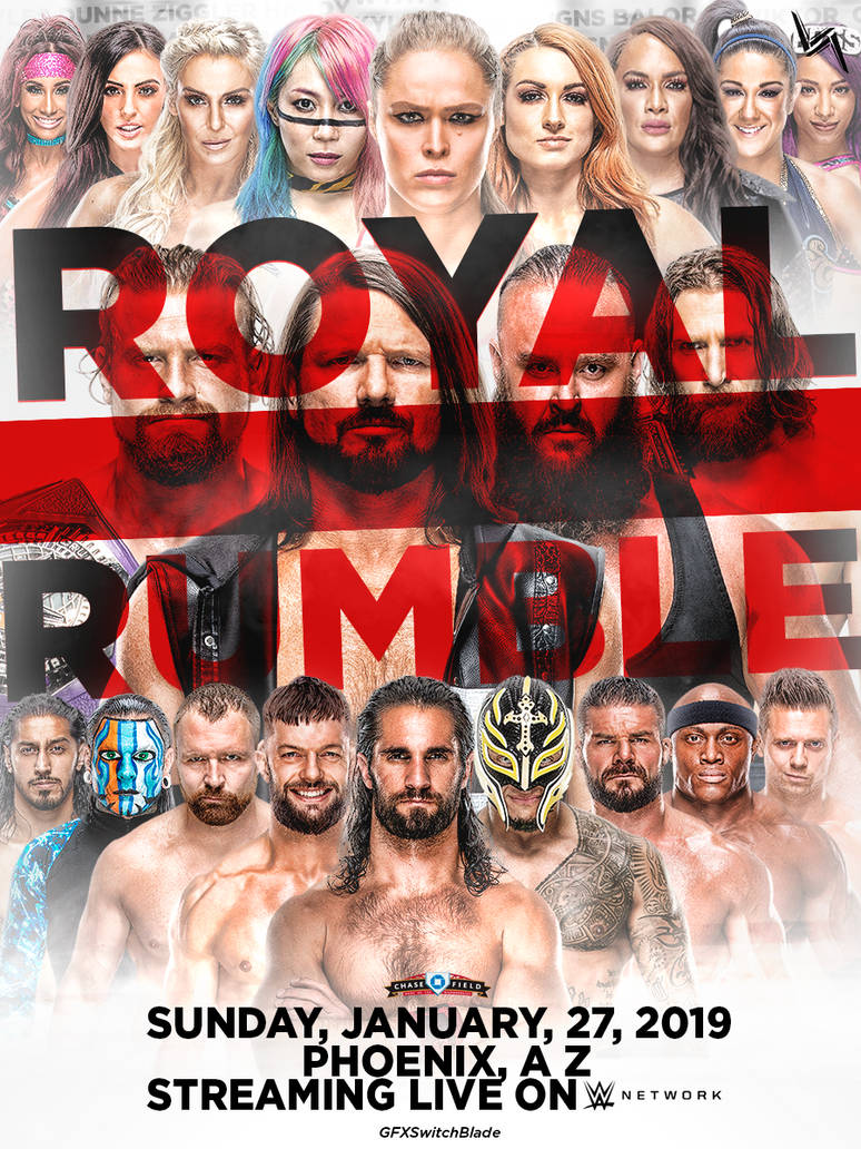 WWE RoyalRumble 2019 Poster by TODESIGNS7 on DeviantArt