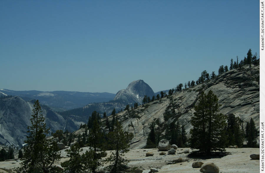 Yosemite 10 view Half Dome by RoonToo