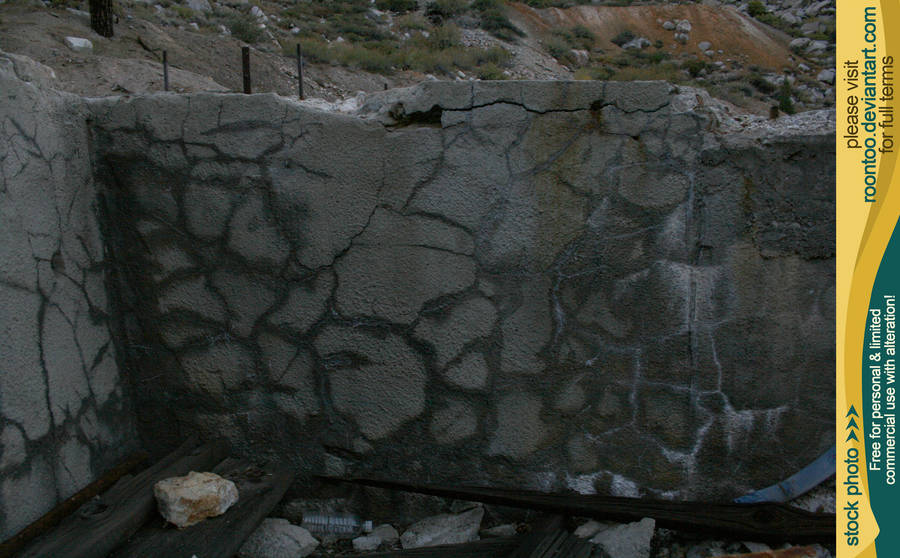 Cracked concrete 6 by RoonToo
