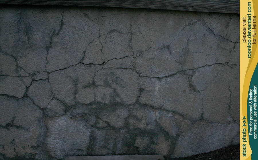 Cracked concrete 8 by RoonToo