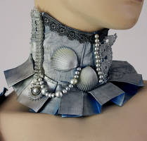 Arctic mermaid collar by Pinkabsinthe