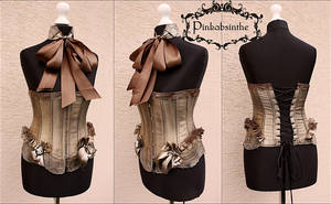 Re-styled Steampunk Corsage by Pinkabsinthe