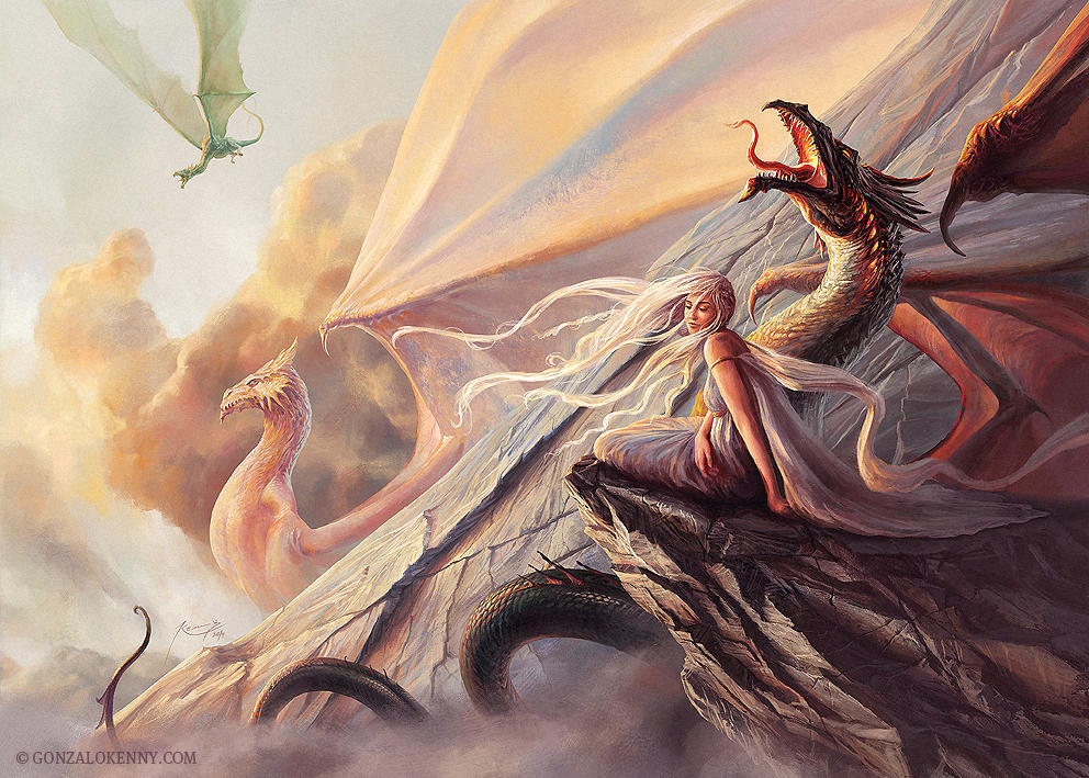 Daenerys, Mother of Dragons by gonzalokenny