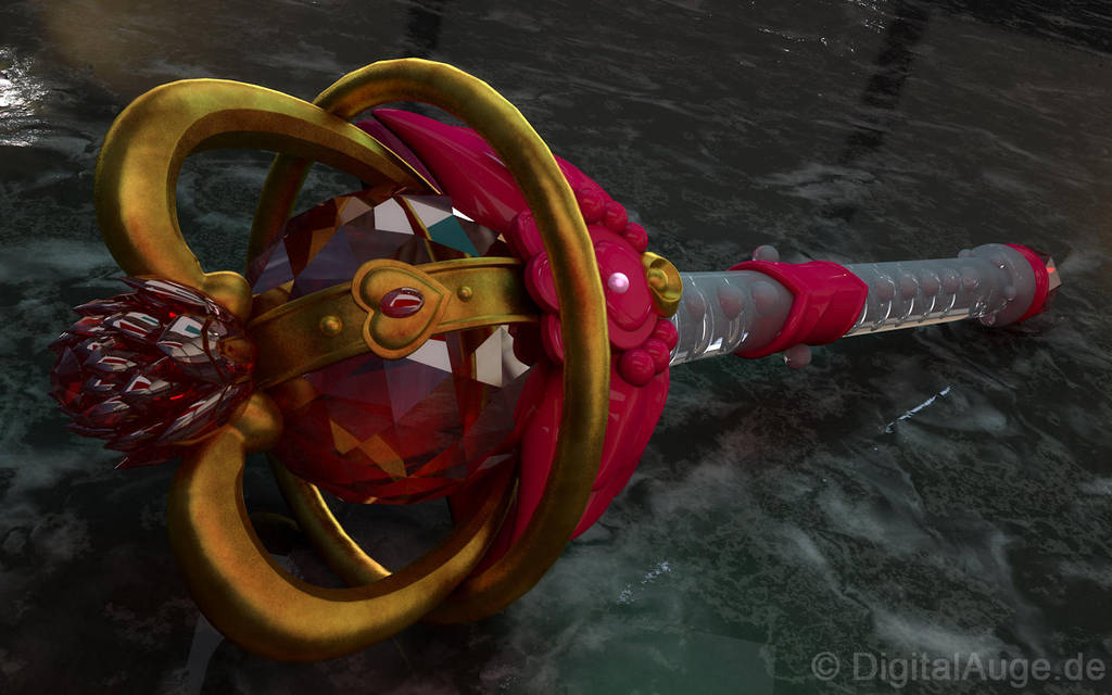 Sailor Moon - Moon Tier 3D by digitalAuge