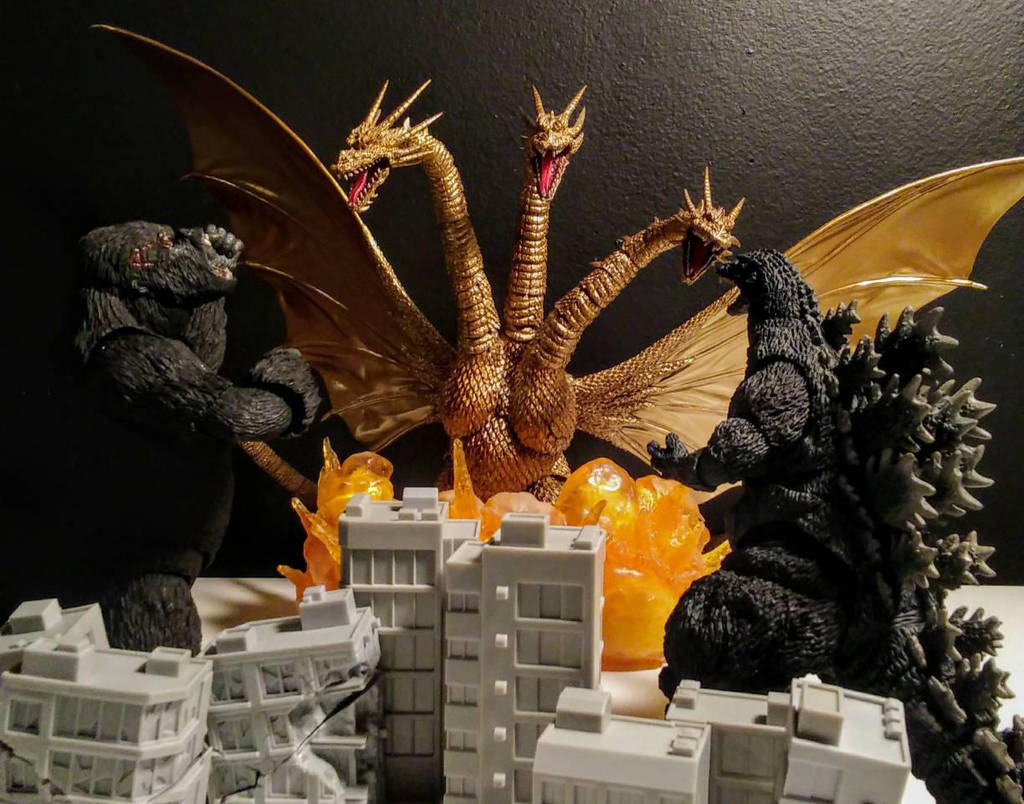Godzilla And Kong vs King Ghidorah by Kongzilla92 on ...