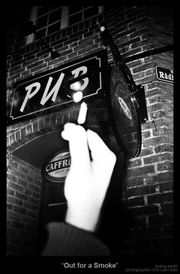 Out for a Smoke by MrColon