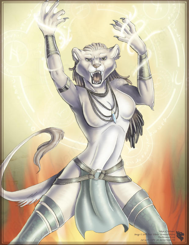 Adept of Sekhmet by Ulario