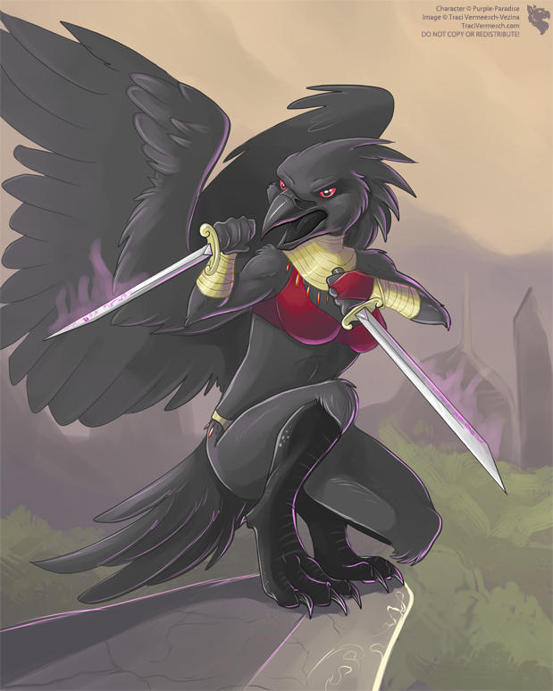 Camilla The Crow (Commission) by Ulario