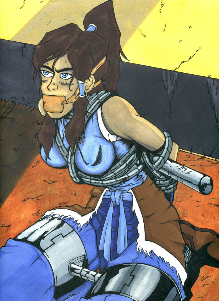 Avatar Korra in metal trouble by gustorak