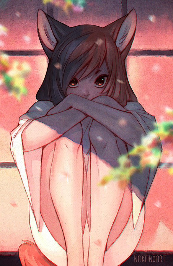 Shy by nakanoart