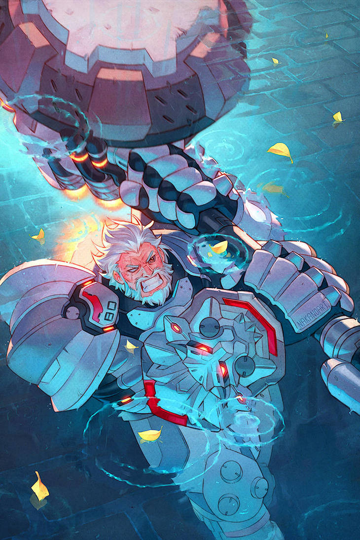 21 Days of Overwatch - Reinhardt by nakanoart