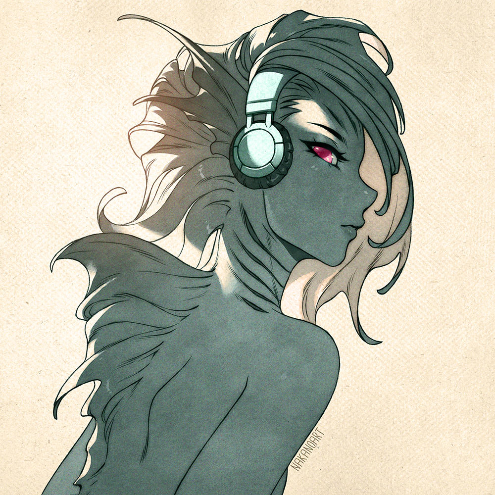 Mermaid Music by nakanoart